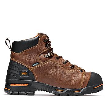 Timberland Férfi PRO Endurance 6" Steel Toe Munkavédelmi Bakancs Barna